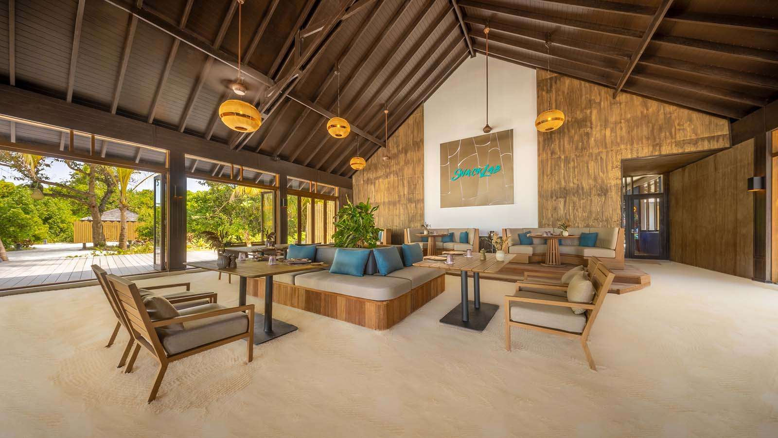 Snack Lab restaurant at Nala Maldives adults only resort