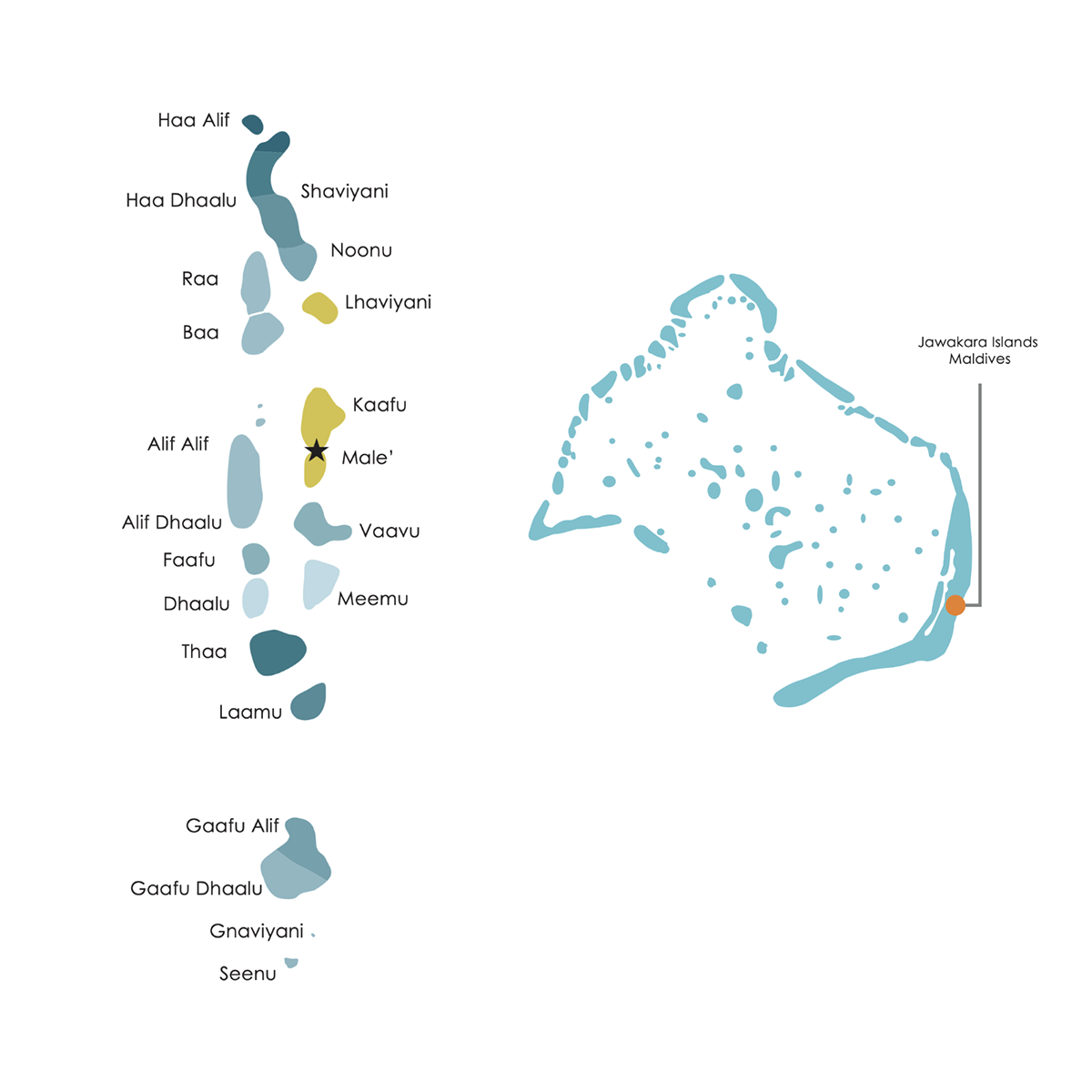 Island map - Nala Maldives Island resort